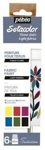 Pintura Setacolor Tejidos Claros 20 Ml 6 Colores S