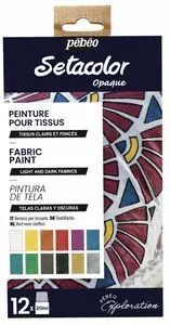 Pintura Setacolor Moire 20 Ml 12 Colores Surtidos