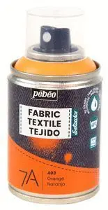Pintura Textil 7A Spray 100Ml - Naranja