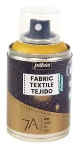 Pintura Textil 7A Spray 100Ml - Oro