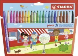 Rotulador Stabilo Power 24 Colores Surtidos