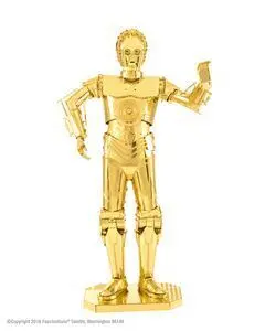 Maqueta Metal Gold C-3Po Star Wars