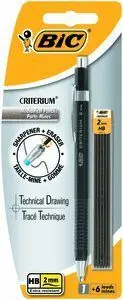 Portaminas Bic Criterium 2Mm Rf Blk Bl1+Ld 8755831