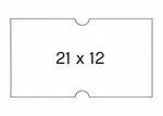 Etiqueta Rollo 21X12 Blanco Removible Pack 6 Unid