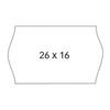 ETIQUETA ROLLO 26X16 BLANCA REMOVIBLE PACK 6UNID.