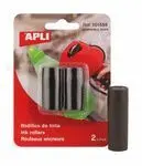 Rodillo Tinta Etiquetadora Blister 2 Unid 101418 u