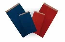 Sobres Papel Kraft Rojo 18 X 32 + 6 cm en Caja de