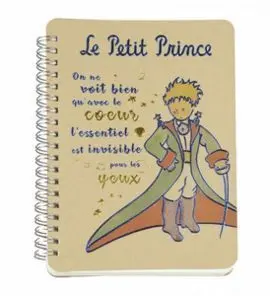 Cuaderno Anillas A5 el Principito con Capa Relieve