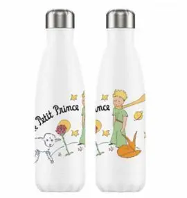 Botella Termica el Principito 500Ml Dibujo Rosa