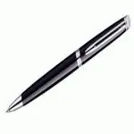 Boligrafo Hemisphere M Negro Brillante con Adorno