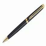 Pluma Waterman Hemisphere F Negro Mate con Adornos