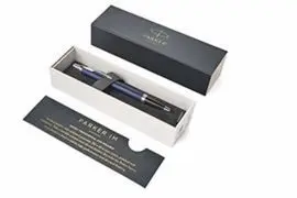 Pluma Parker Im Premium Negro y Dorado Gt