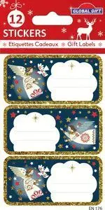 Etiquetas Navidad Angeles