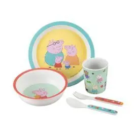 Set Vajilla 5 Piezas Peppa Pig