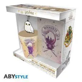 Pack Taza 250 Ml, Keyring y Cuaderno Hogwarts Harr