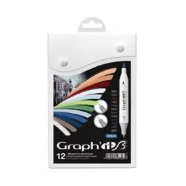 Rotuladores Graph´it Base de Alcohol 12 Colores Ur