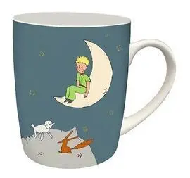 Taza Redonda 340 Ml + Caja el Principito Luna