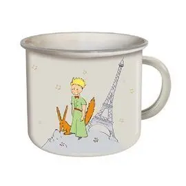 Taza Metalica 355Ml +Caja el Principito Zorro Paris