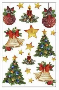 Sticker Navidad 09-43816 4 Modelos