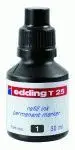 Tinta Edding Negra T-25