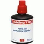 Tinta Edding Roja T-100