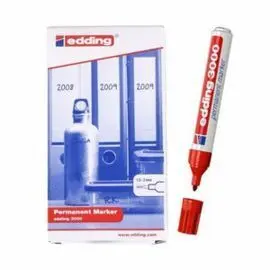 Rotulador Edding 3000 Rojo