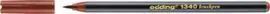 Rotulador Edding 1340 con Punta de Pincel Marron