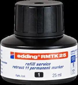 Tinta Recarga Edding Rmtk 25 Edding 11 Negro
