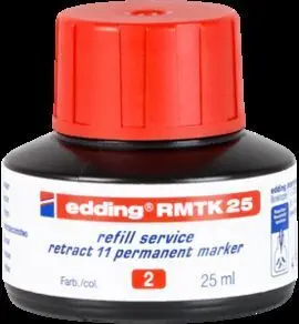 Tinta Recarga Edding Rmtk 25 Edding 11 Rojo