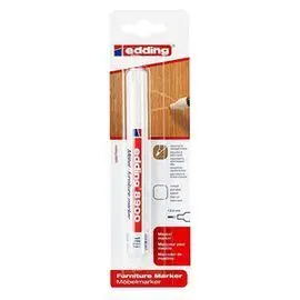 Marcador Edding Retoque Muebles 8900 Blanco Bliste