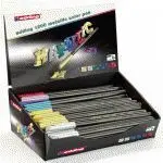 Expositor 50 Rotuladores Edding 1200 Colores Metal