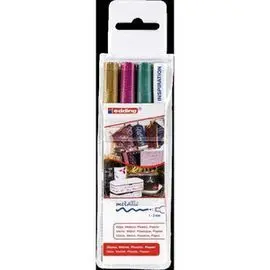 Rotulador Edding 751 Blister 3 Colores Metalizados