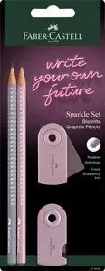 Blister 2 Lapices Sparkle Perlado, Goma y Afila Sl
