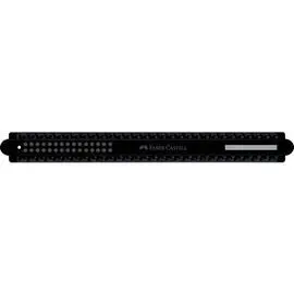 Regla Dots 30Cm Negra