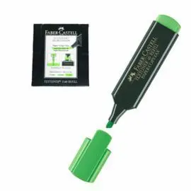Rotulador Fluor Textliner Faber Verde