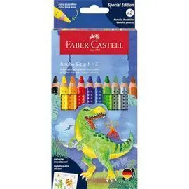 Lapiz Faber Castell Jumbo Grip 8 Colores Edicion e