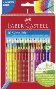 Lapiz Faber Grip 36 Colores Surtidos Caja Carton