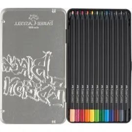 Lapiz Faber Castell Black Edition 12 Colores Basic