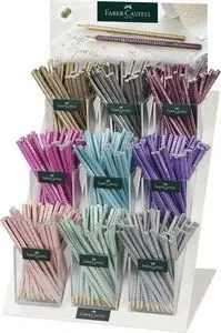 Expositor 432 ud Lapiz Faber Castell Sparkle Perla
