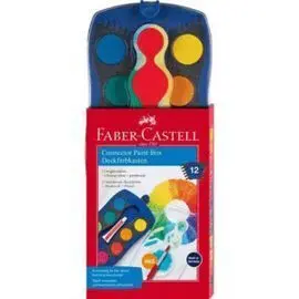 Acuarelas Faber Castell Connector 12 Colores+Blanc
