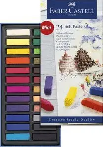 Tiza Pastel Blando Faber Castell 24 Colores Surtid