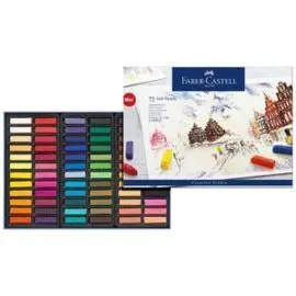 Tizas Mini Pastel Blando Faber Castell 72 Colores