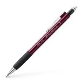 Portaminas Faber Grip 1345 0,5/0,7 mm Rojo Vino