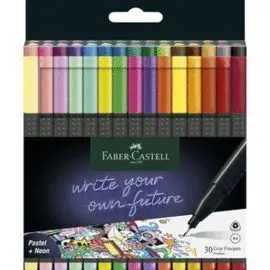 Rotulador Grip Finepen 0. 4 mm Estuche 30 Colores