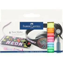 Rotulador Faber Castell Creative Studio 6 Colores