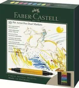 Rotulador Faber Pitt Artist Pen Dual Marker 10 Col
