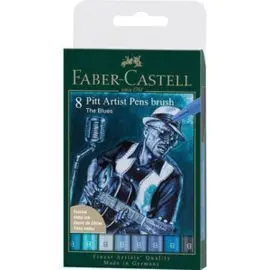 Rotulador Faber Pitt Artist Pen Brush Estuche 8 To