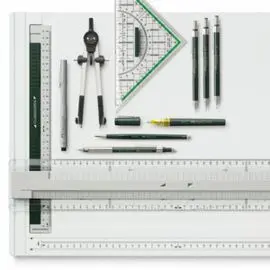 Placa de Dibujo Lisa A3 y Paralex Faber