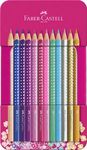 LAPIZ FABER SPARKLE 12 COLORES SURTIDOS ESTUCHE ME