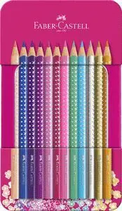 Lapiz Faber Sparkle 12 Colores Surtidos Estuche me